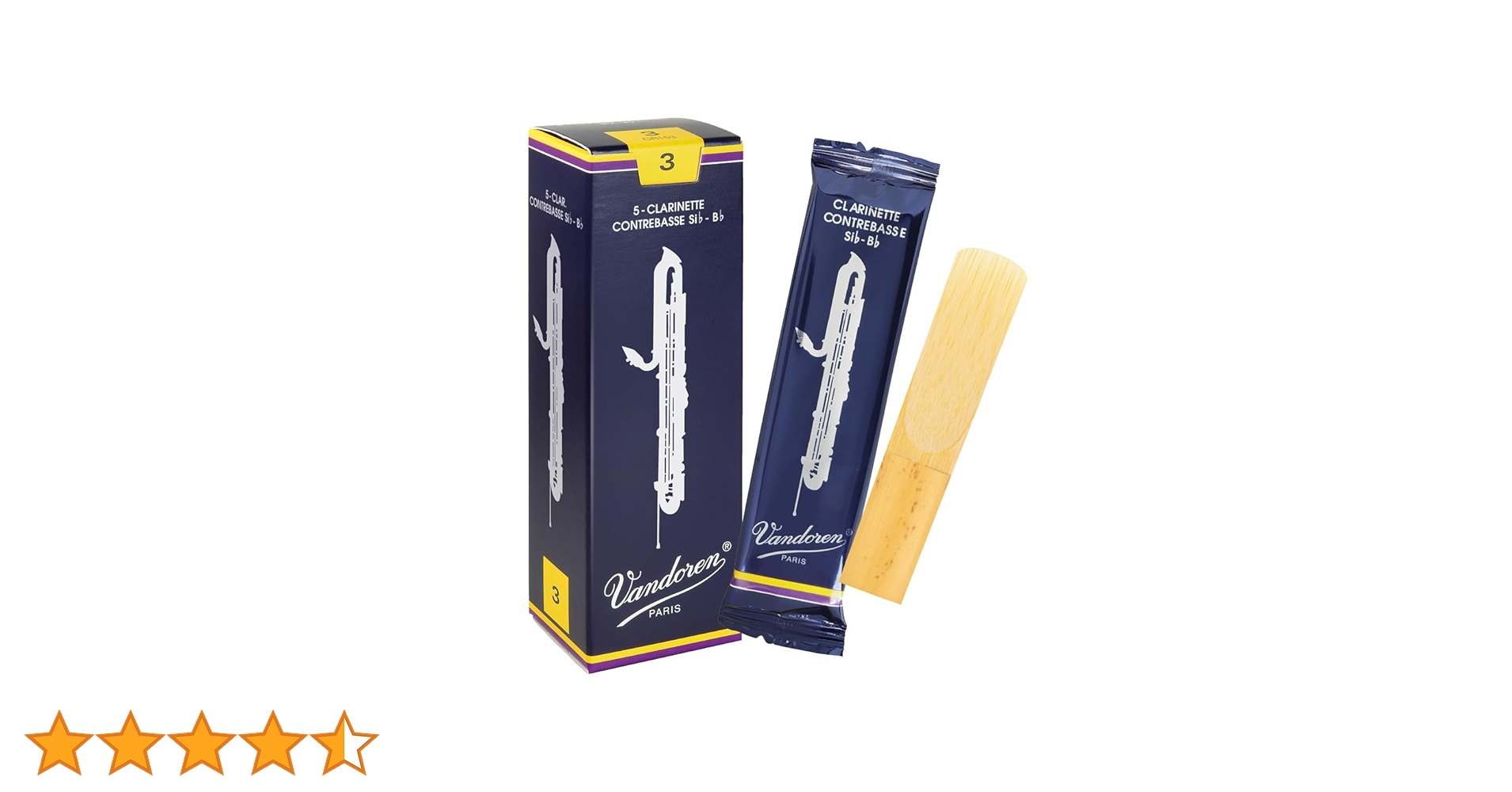 Amazon.co.jp: バンドーレン コントラバスクラリネットリード